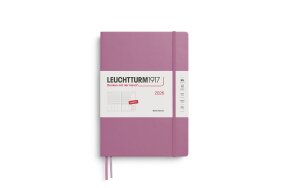 LEUCHTTURM WEEK PLANNER 2026 B5 HC 12 MONTHS DUSTY ROSE 372754